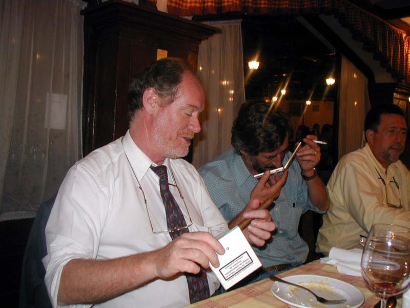 Donald Murray, Mauricio Gonzlez y Peter Lowick-Russell