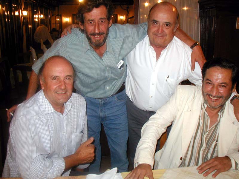 Ral Mohr, Mauricio Gonzlez, Manuel Planas y Fernando Cern